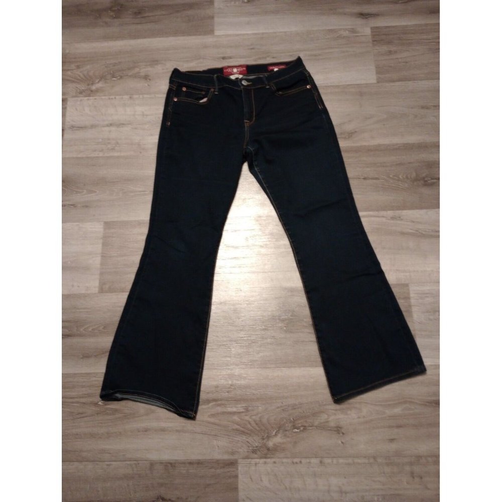Lucky Brand Womens Sweet N Low Boot Cut Jeans Dark Wash Denim Size 10/30 Ankle
